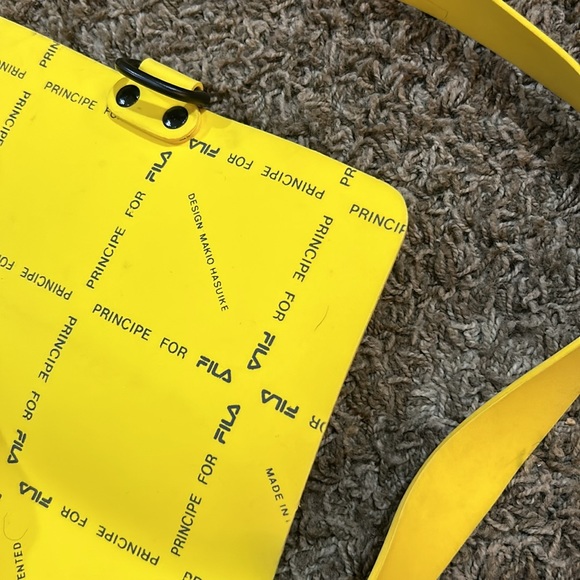 Makio Hasuike X Fila Yellow Foam Crossbody Messenger Collab - Picture 6 of 8